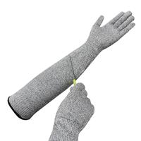 1pair HPPE Cut Resistant Anti-Puncture Work Protection Arm Sleeve Cover Anti-cut Level 5 Safety Work Gloves Cut Gloves
