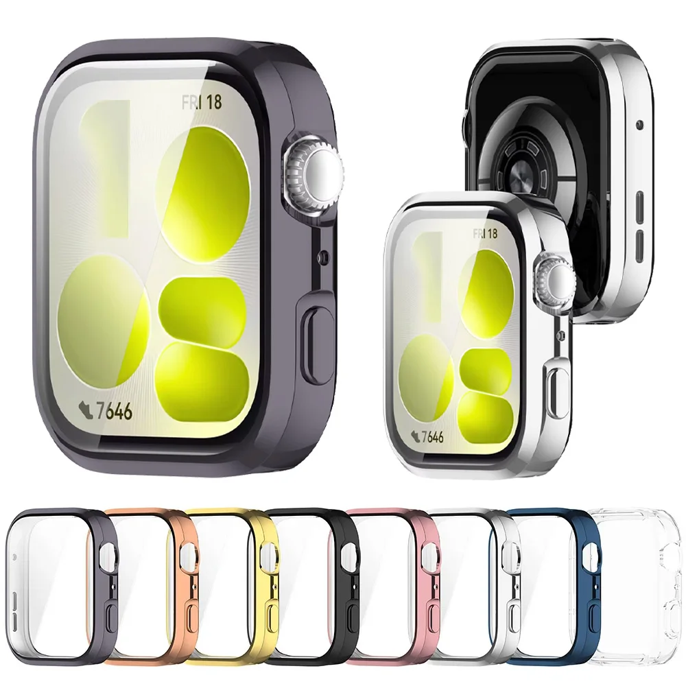 TPU Case For Huawei Watch Fit 5/4/3 All-Around Frame Bumper Shell Screen Scratch-resistant Protector Huawei Fit 5 Pro 4Pro Cover