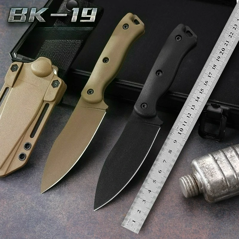 

Kabar BK19 Straight knife with scabbard D2 Blade edc multitool knives kitchen Outdoor Campin selbstverteidigung tactical knife