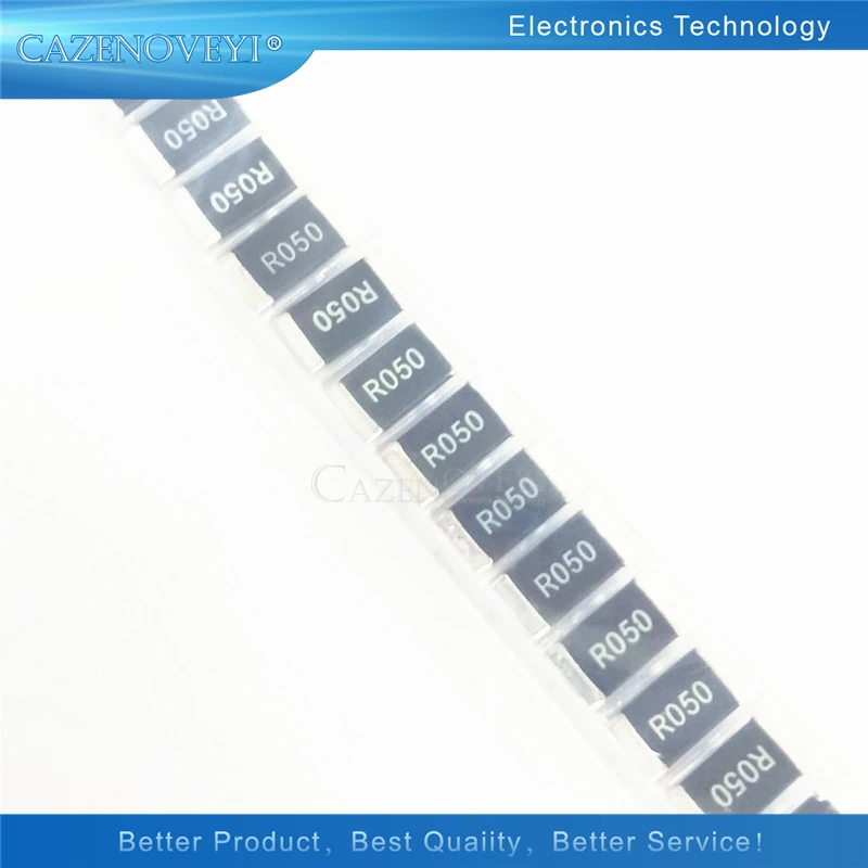 50pcs/lot 2512 SMD Resistor 1W 1% 0.1R 0.1 ohm R100 In Stock