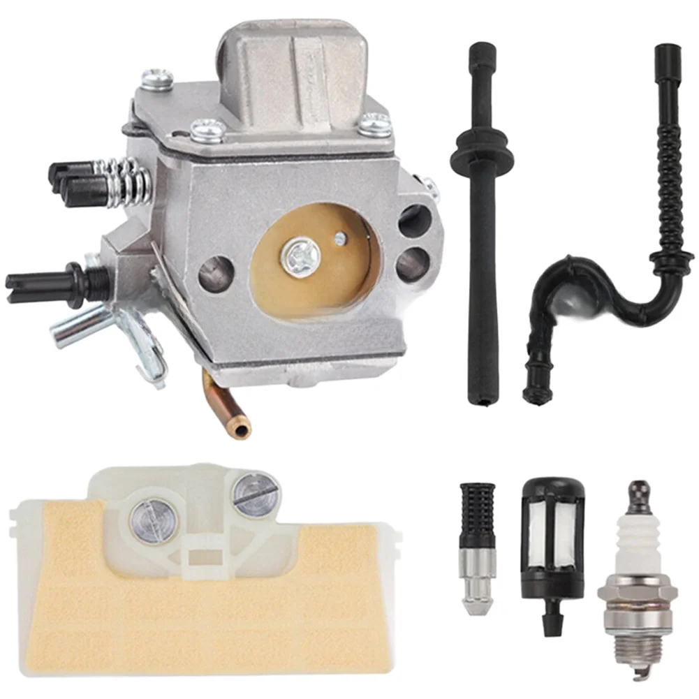 Carburetor Air Fuel Filter Kit With Gas Line For-Stihl MS290 MS310 MS390 MS440 Chainsaw Replacement Parts Accessories