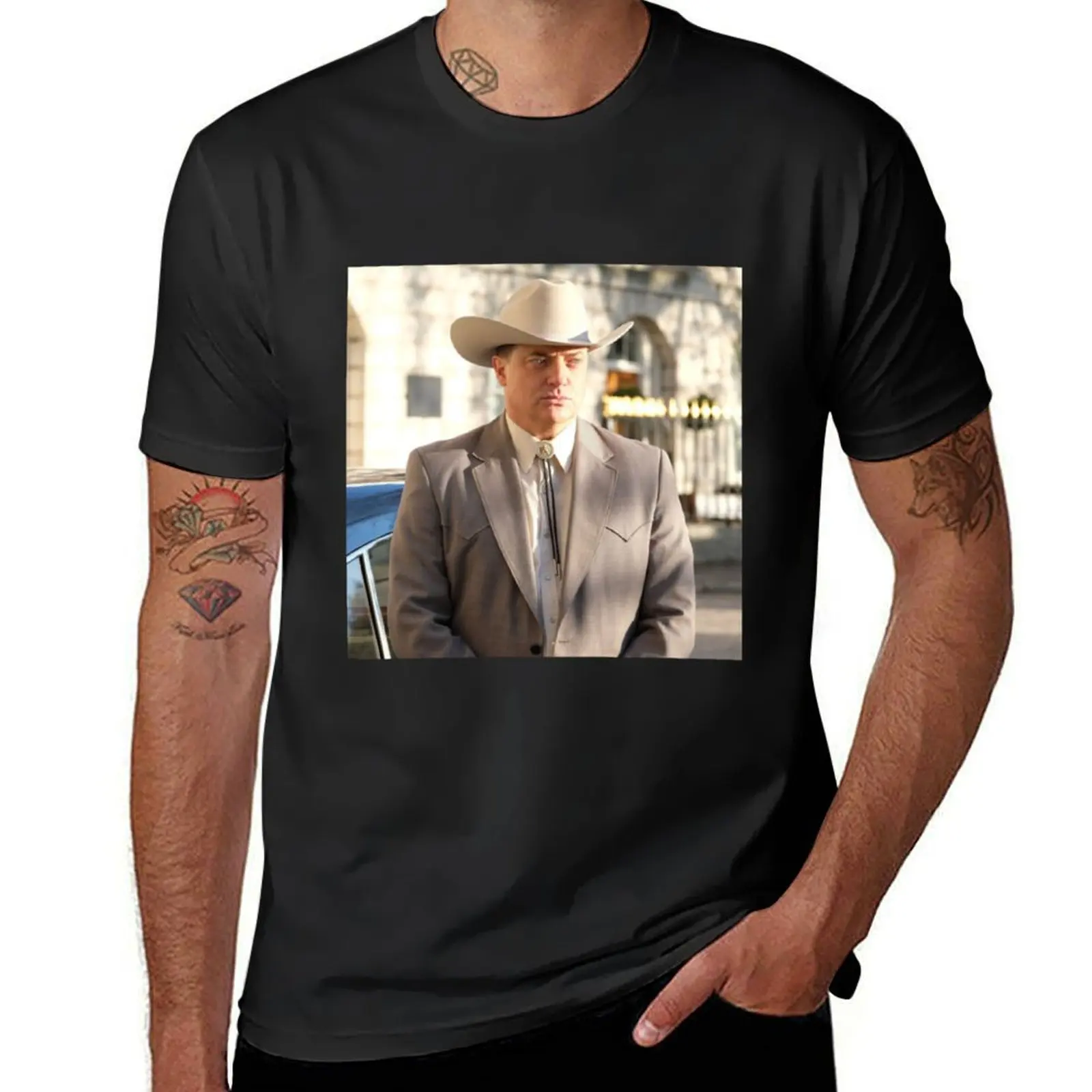 Brendan Fraser T-Shirt for a boy quick-drying oversizeds plus sizes mens graphic t-shirts