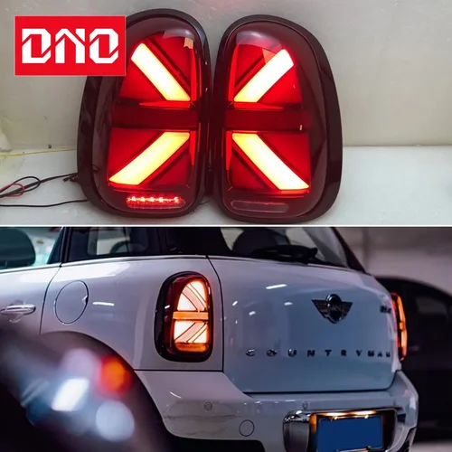 BMW 미니 컨트리맨 R60 용 자동차 LED 후미등, 2010-2016 후면 안개등, 브레이크 후진 방향 지시등, 미등 표시기, 12V