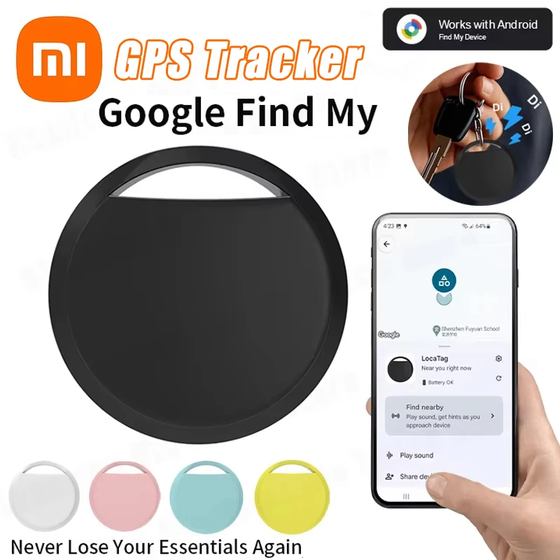 

Xiaomi Bluetooth GPS трекер работает с Google Find My App Key Finder Pet Locator Smart Tag для телефонов Xiaomi Samsung Android