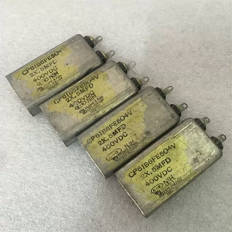 Antique American SANGMO 3X 0.5UF generation 0.47uf600V gallbladder machine coupled oil immersed capacitor