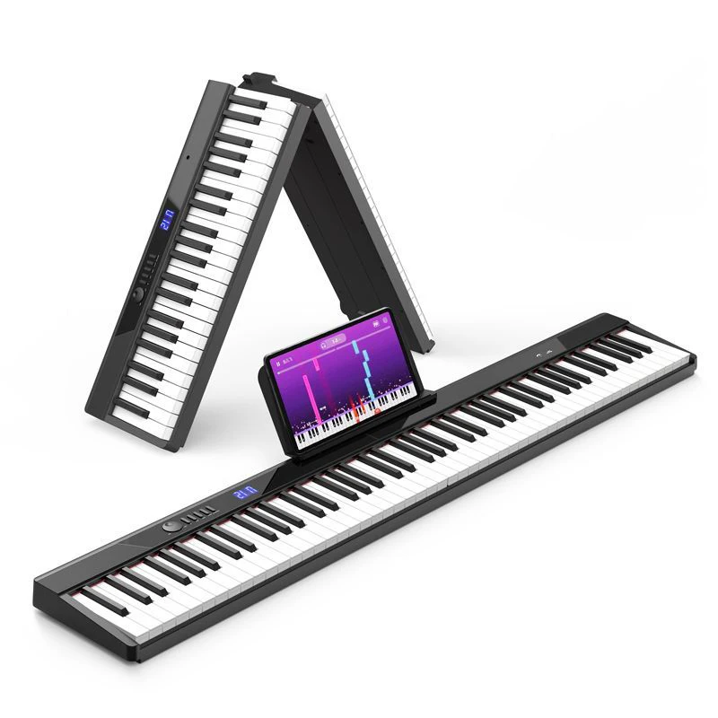 88 Key Electronic Organ Folding Bluetooth MIDI Electronic Keyboard Children Adult Beginner Electric Pianos Multifunctional Piano