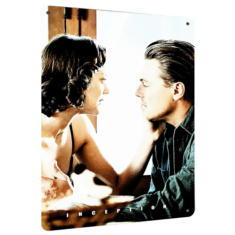 Inception Classic Movie Scene Custom Metal Tin Sign Home Living Room Wall Art Decor Bedroom Hanging Decoration