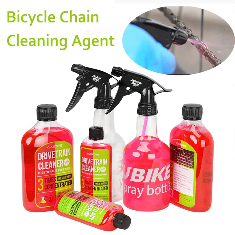 100ml Bicycle chain cleaner Bicycle Drivetrain cleaner,cleaning and maintenance fluid,degreasing spray For Folding Road MTB bike