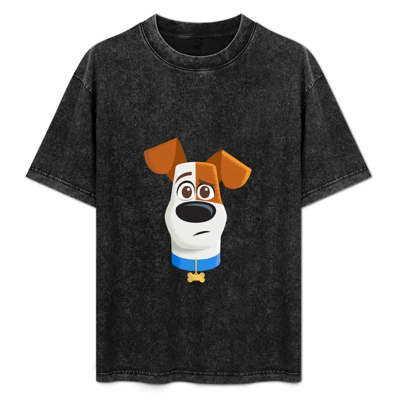 

The Secret Life of Pets 2 Max Close up T-Shirt sweat quick drying oversizeds mens funny t shirts