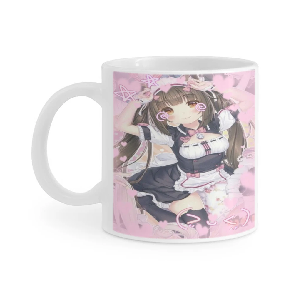 

Anime Nekoparas Kawaii Cute Ceramics Coffee Mugs Tea Cup Milk Cups Gifts Drinkware Coffeeware