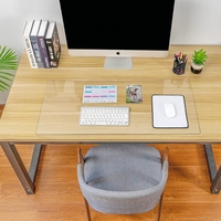 PVC Clear Desk Mat Pad Non-Slip Heat Resistant & Waterproof Writing Office Desk Table Protector for Home Table Cover Protector