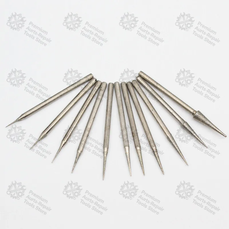 Diamond grinding head, diamond grinding needle, D needle tip, pointed jade, amber, beeswax, jade grinding and carving tool