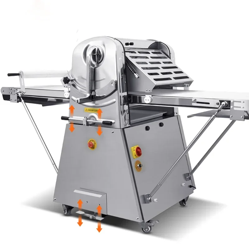 220v 380v Commercial Bread Dough Crusher vertical shortening machine Pastry machine egg tart pastry machine Danish pastry 520E