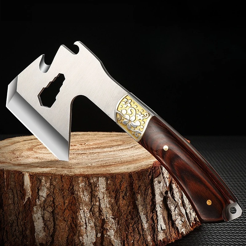 Outdoor Multi-functional Vehicle-mounted Emergency Mountain Axe Household Sharp Firewood Splitting and Felling Equipment