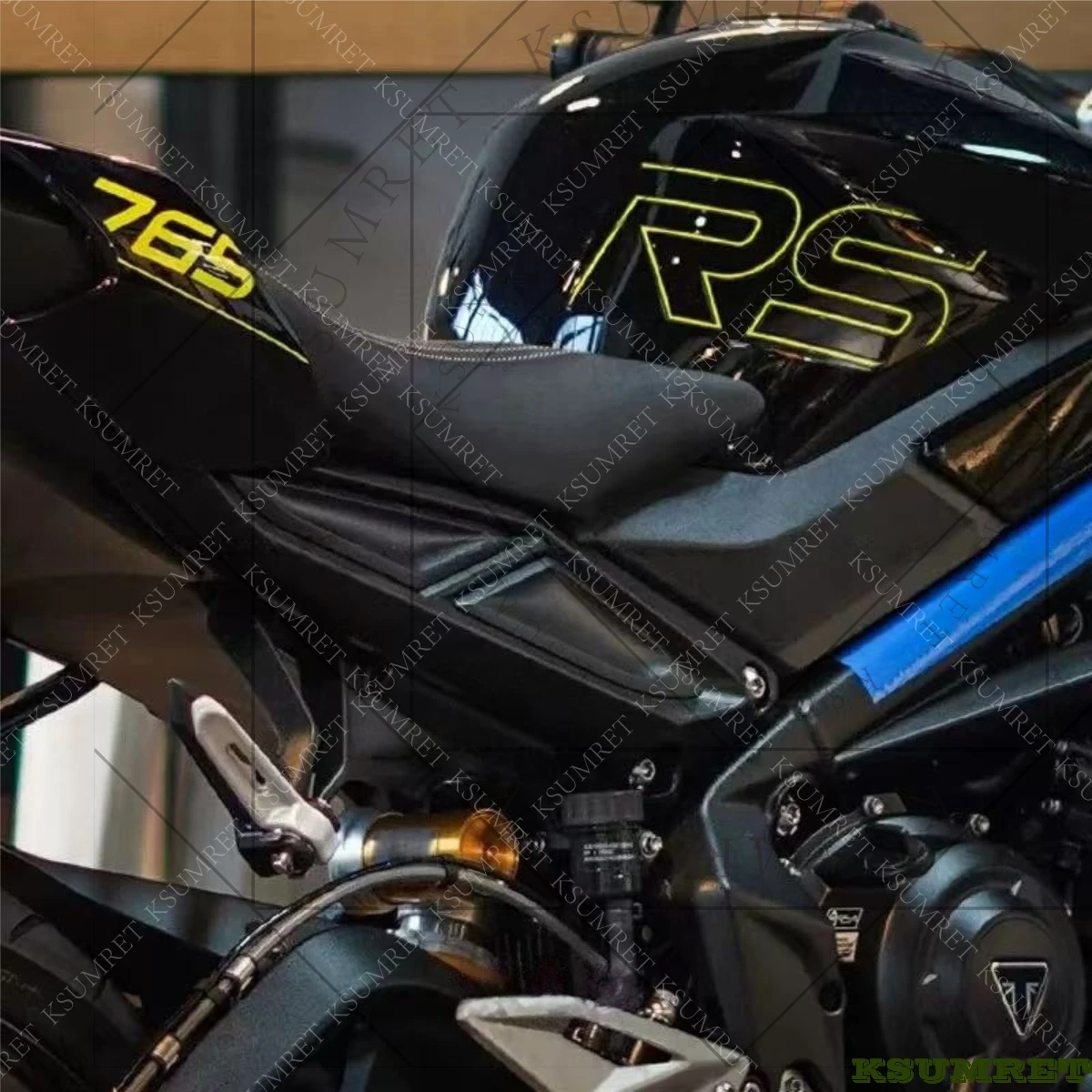 For Triumph Motorcycle Stickers STREET TRIPLE 765 RS accessories Logo Decal Tank Emblem Waterproof
