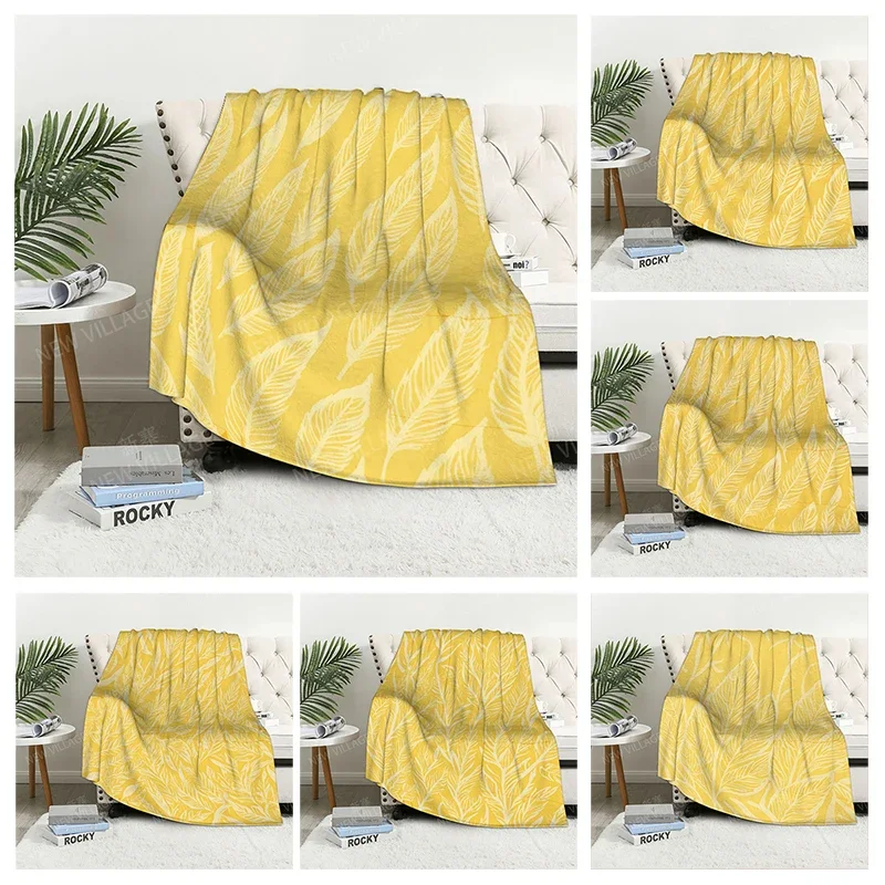 Home decoration plush Throw Sofa blanket Anime animals Bedspread bed fluffy soft blankets decor plant Modern morandi Abstract