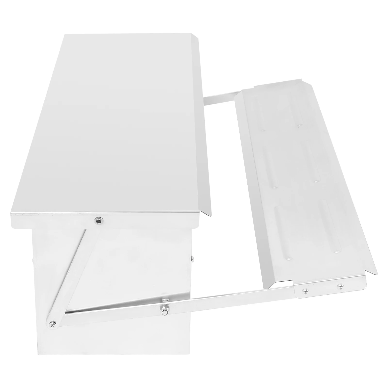 وحدة تغذية الدجاج الأوتوماتيكية سعة 8.2 لتر، سعة كبيرة، وحدة تغذية أوتوماتيكية من الفولاذ المقاوم للصدأ مقاومة للفئران، بدون انسكاب، غطاء مقاوم للطقس