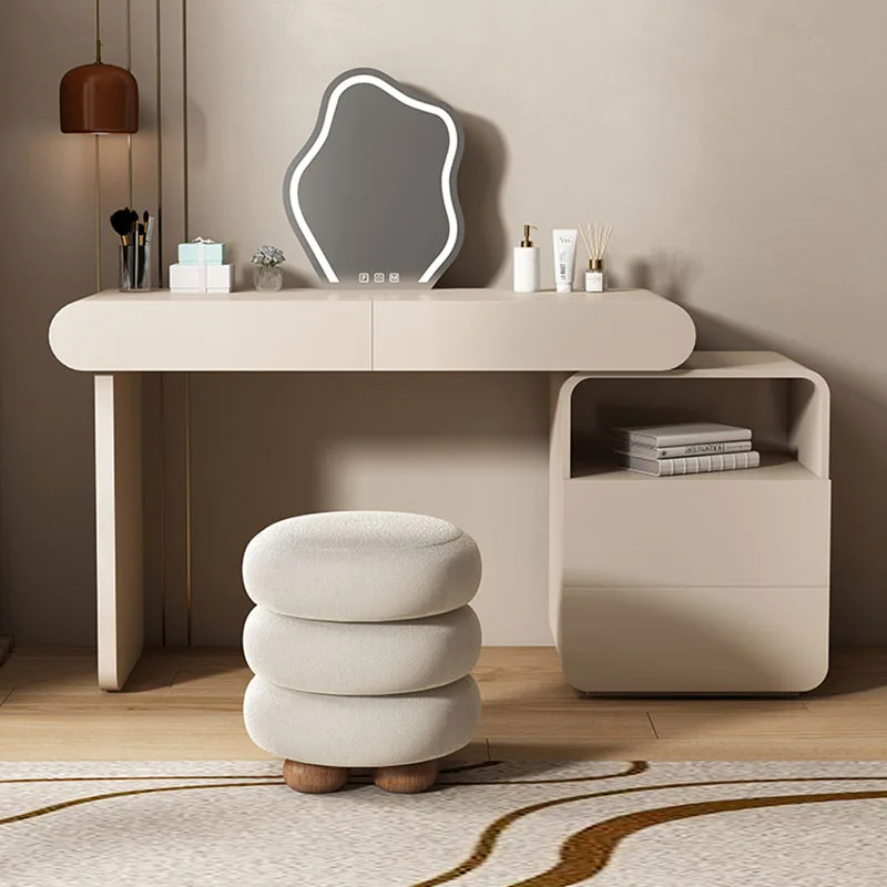 

Nordic Dressing Table Bedroom Closet Vanity Computer Desks Chairs Makeup Storage Cabinets Tocador Maquillaje Salon Furniture