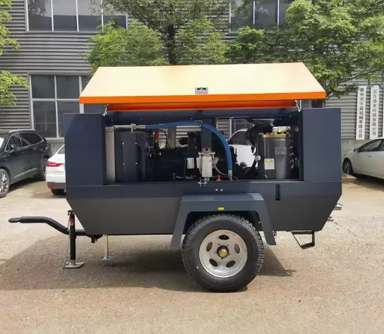 YG Customized 35m³/min Screw air Compressors Single Stage Trailer Mobile Rotary Air-Compressor Machine for Sale