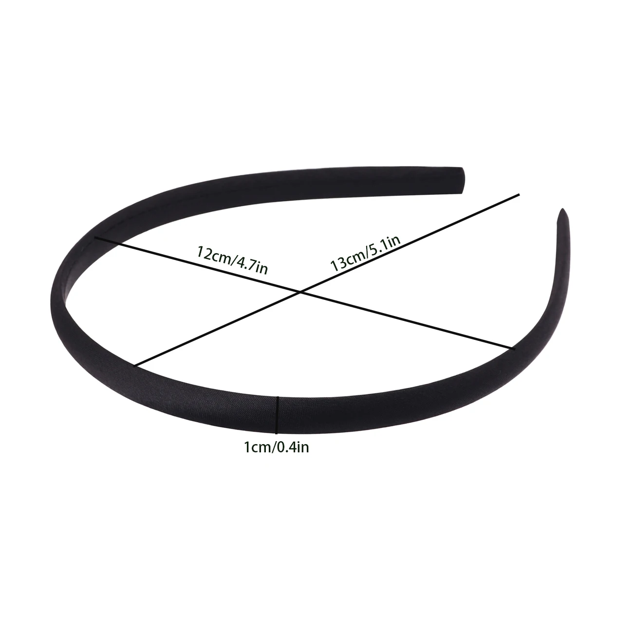 1CM Satin Headband For Girls Solid Candy Color Hair Hoop Multicolor Daily Makeup Washing Face DIY Hair Accessories