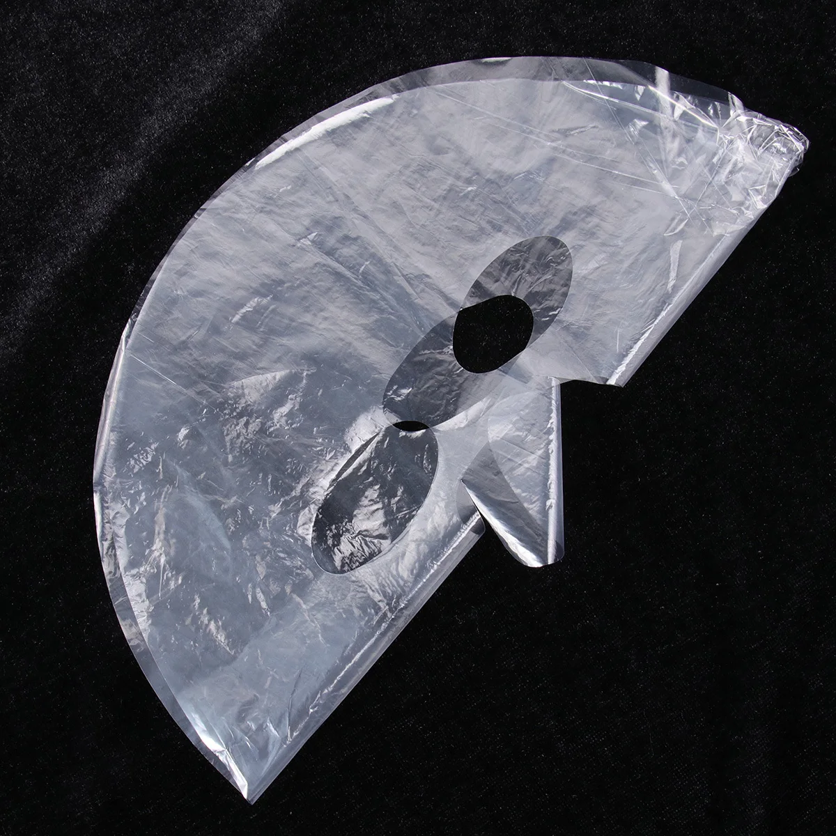 100 قطعة من رقع قناع الوجه للاستعمال مرة واحدة من البولي ايثيلين، أوراق قناع الوجه البلاستيكية، أدوات العناية بالبشرة ذاتية الصنع لسهولة ومريحة