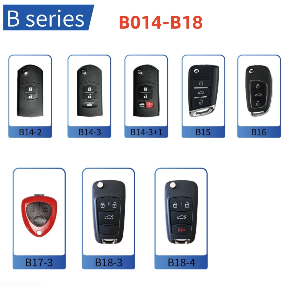 

KeyDiy KD Universal Remote B Series B14-2 b14-3 b14-3+1 b15 b16 b17-3 b18-3 b18-4 keys