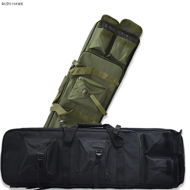 Mochila ao ar livre 600d oxford caça arma saco airgun cor bala rifle arma carregando bolsa de ombro 81cm/94cm/115cm