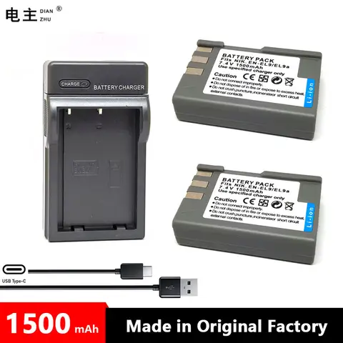 EN-EL9a ENEL9a EN-EL9 ENEL9 EN EL9 EL9a Battery Charger For Nikon D40 D40X D60 D3000 D5000 Digital Camera