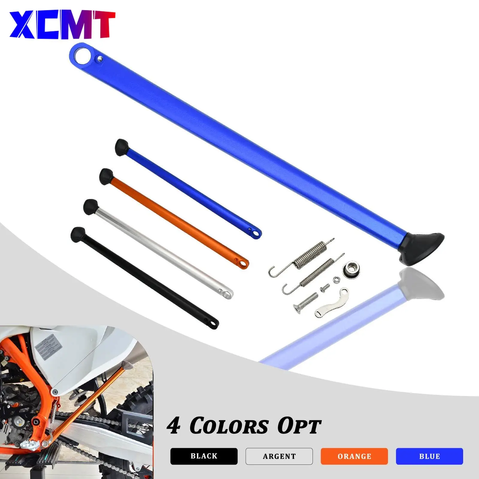 

Motorcycle Kickstand Side Stand+Spring Kit For KTM EXC EXC-F XC XC-W XCF XCF-W Six Days 125 150 250 300 350 450 500 2017-2023