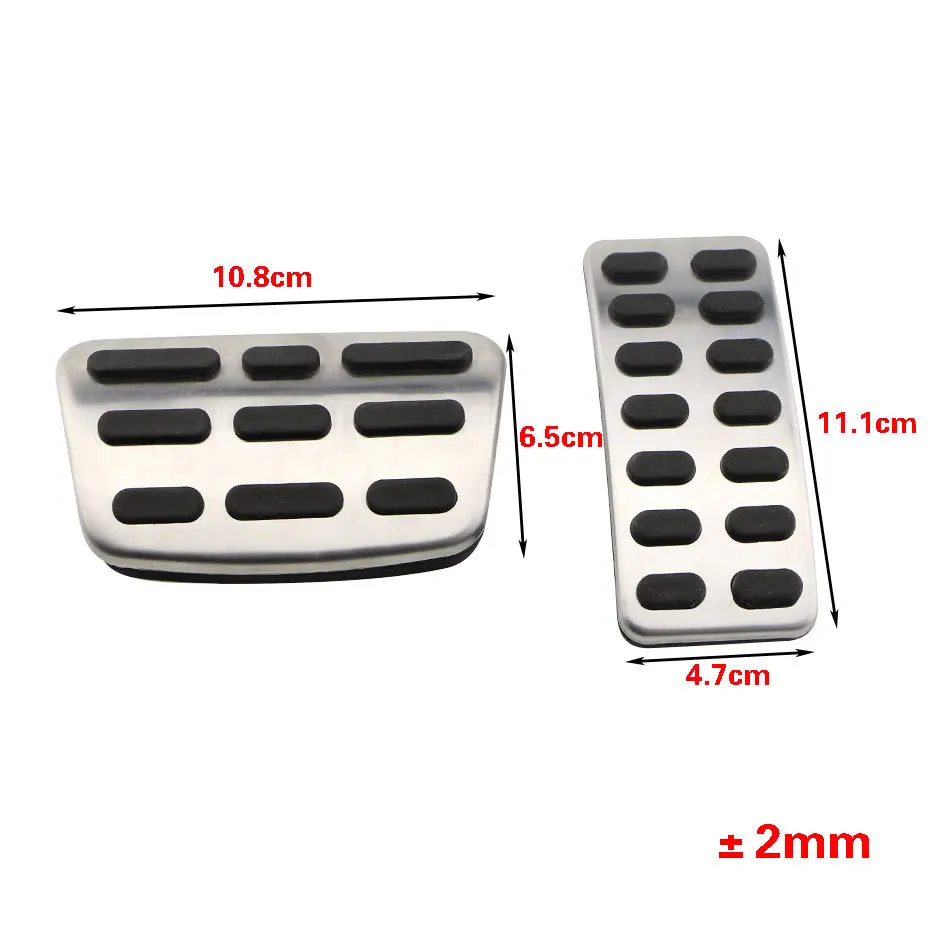 For Hyundai verna IX25 Creta accelerator pedal stainless steel anti slip accelerator pedal