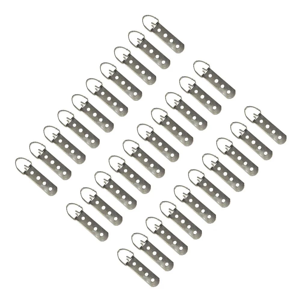 30Pc D Ring Picture Hangers Carbon Steel Heavy-Duty Frame Mirror Wall Mounting Hardware Kit For Home Gallery Art Display 80x17mm