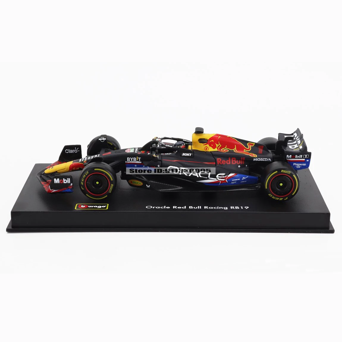 Bburago 1:43 F1 Red Bull RB19 2023 Austin US Station # 1 Verstappen # 11 Perez legering auto gegoten model speelgoed verzamelobject