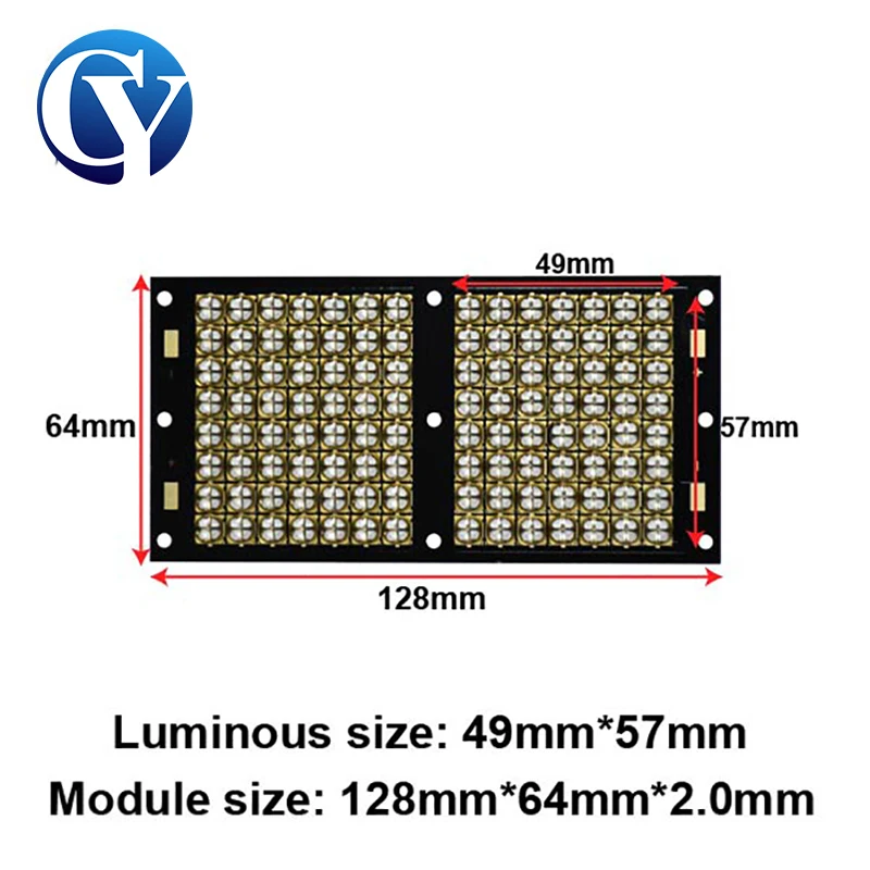 High Power 365nm UV LED 1120W Ultraviolet Lamps Module Curing 385nm 395nm 405nm For  Inkjet And Flatbed Printer