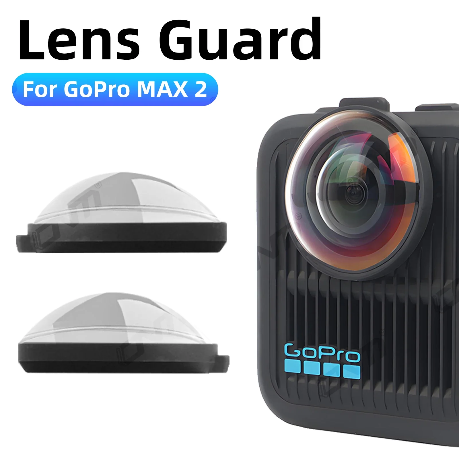 

Premium Glass Lens Guards for GoPro MAX 2 HD Tempered glass Scratch-resistant Lens Protector Cap for GoPro MAX2 Accessories