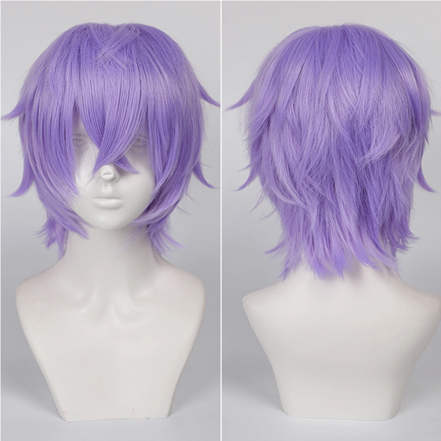 Short Straight Cosplay Synthetic Wig With Bangs 14 Inch Universal Cosplay Wigs Daily Handmade Animation Games Short Hair