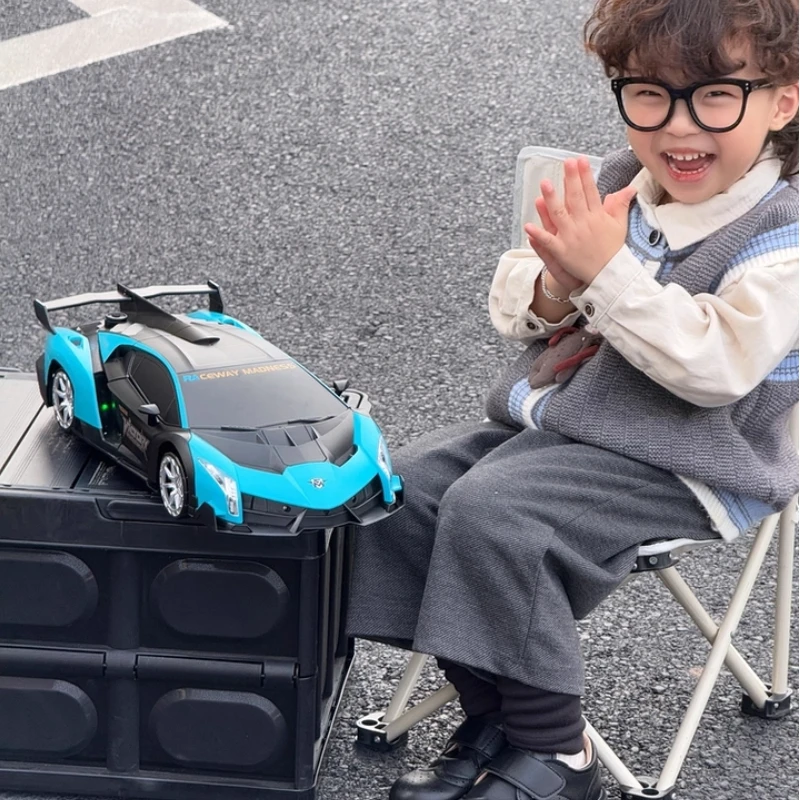 50CM Large Transformable RCCar Robot 2.4G Remote WatchControl 4WD Off-Road Vehicle Best Birthday Gift for Kids Boys