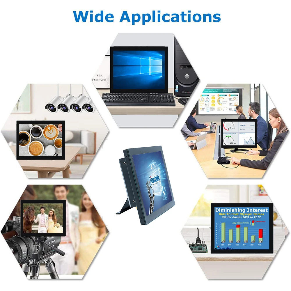 TLF حار بيع 17 19 بوصة الحائط الصناعية 4G 8G اللمس الكل في واحد جهاز كمبيوتر اللمس اللوحي