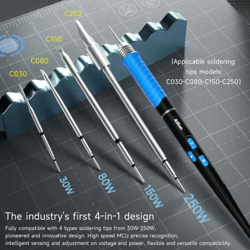 AiXun T225 High-precision 4-IN-1 Soldering Handle Automatic Standby 7-Core Plug Fast Heating Soldering Iron PCB IC Chips Repair