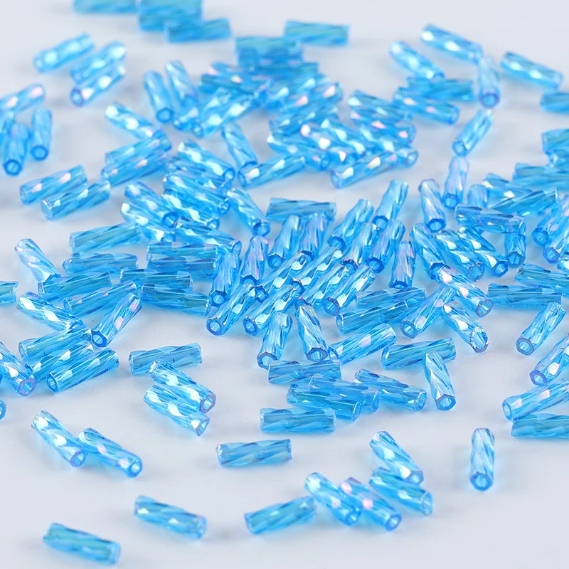 Importiert aus Japan, MGB 6MM Spiral Dazzling Colorful Tube Beads 10g Tube, für Kleidung, Kopfschmuck, Haarspangen, Ohrringe, DIY-Zubehör. – Detail 8
