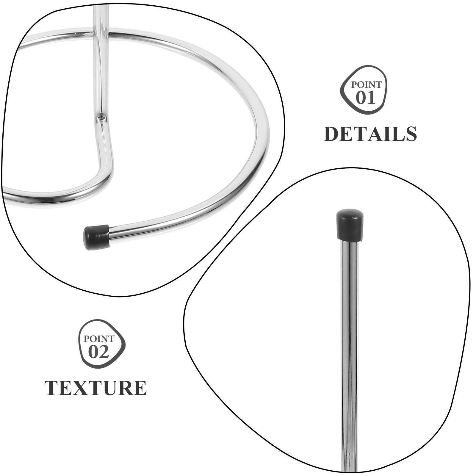 

Wine Decanter Drying For Bar Cup Countertop Rack Wine Carafe Dryer Invert Holder Corrosion Resistant Home Restaurant