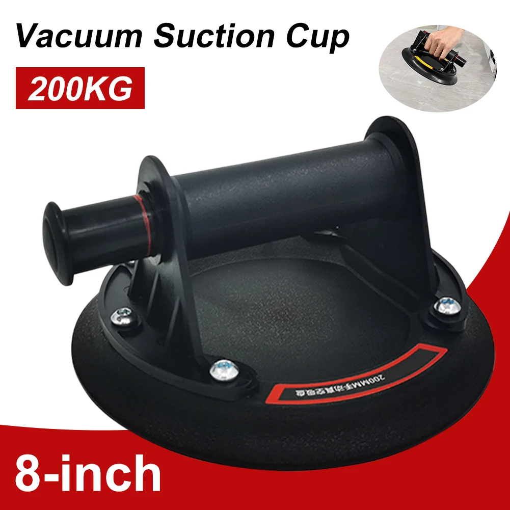 

Vacuum Suction Cup for Tile Adsorption,Heavy Duty Vacuum Spreader,Granite Glass Lifting,8 Inch Cup Tool,200kg Loading Capacity