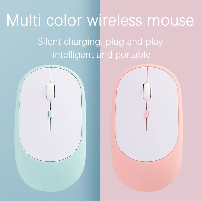 UTHAI M138 Laptop accessories Color blocked wireless 2.4G+Bluetooth dual-mode mouse Wireless charging tablet Bluetooth mouse