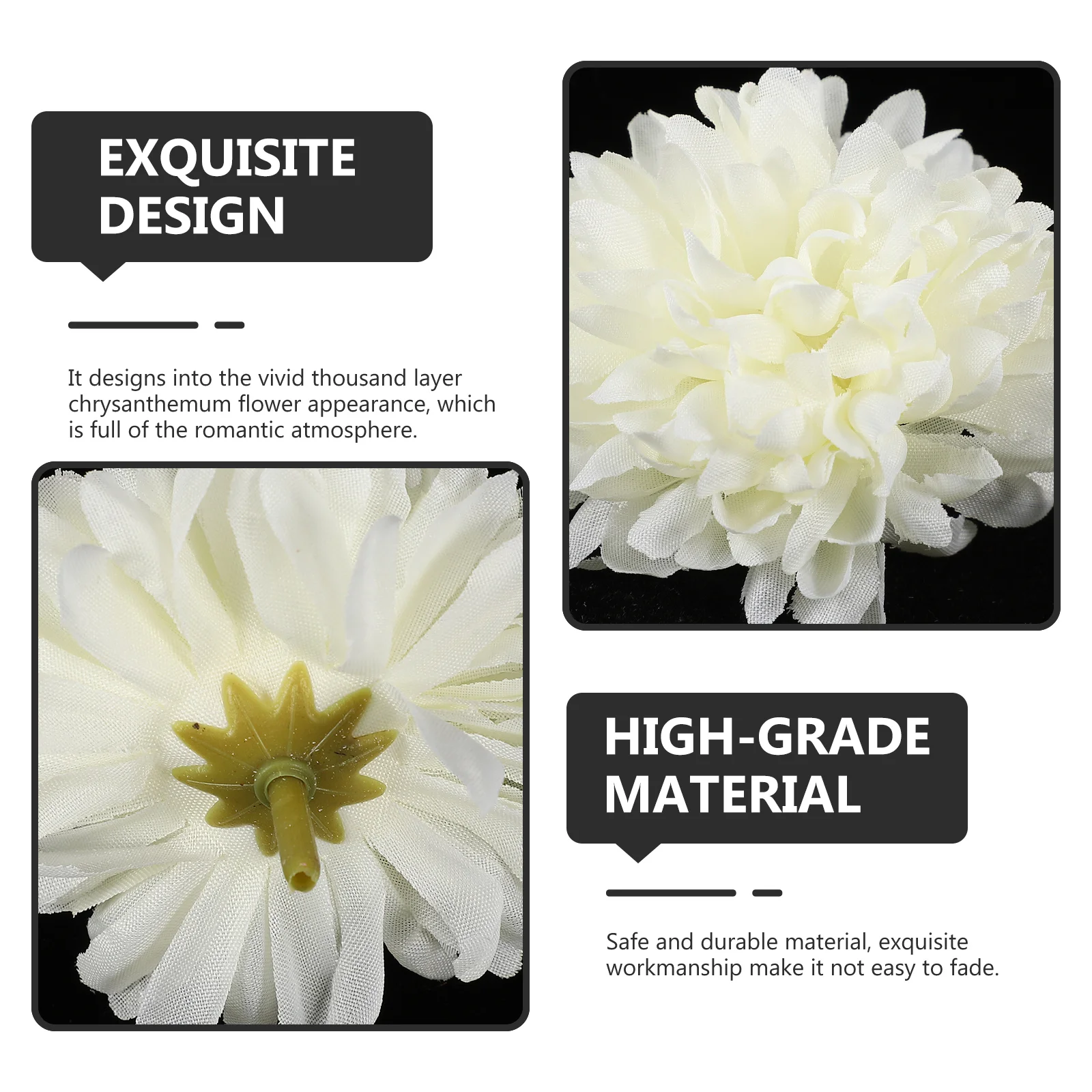 

50 pcs Simulation Chrysanthemum Flower Artificial Flower Decoration For Wedding Party Scene Layout Props Decor Supplies