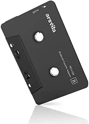

Arsvita Car Bluetooth Cassette Adapter – Wireless Tape Player with Aux, Black
