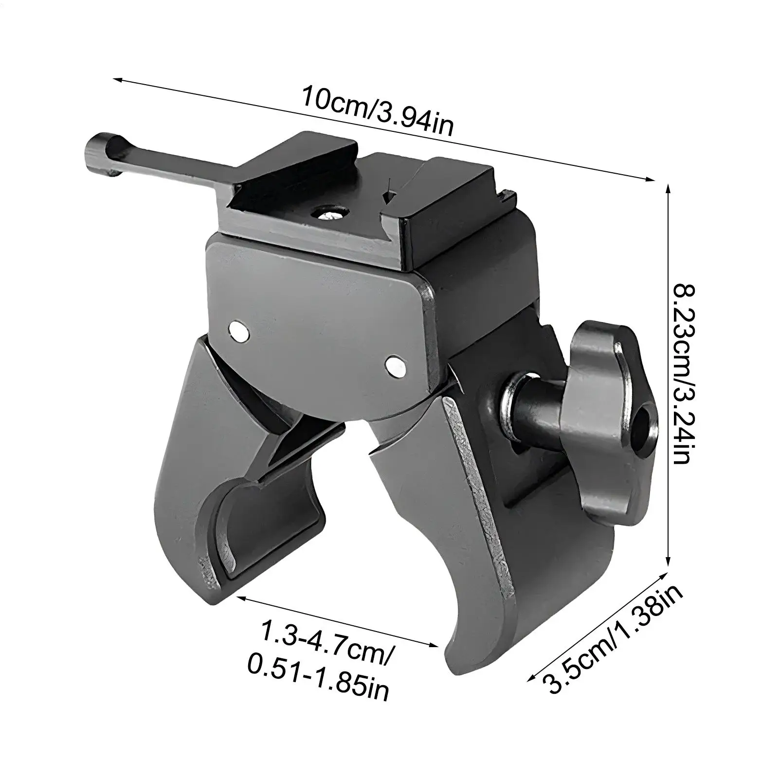 لوحة تثبيت على شكل حرف V، حامل بطارية قابل للتعديل، دعم مشبك لمشغلي الكاميرا، طاقم أفلام إيندي، محتوى مصور الأحداث #6