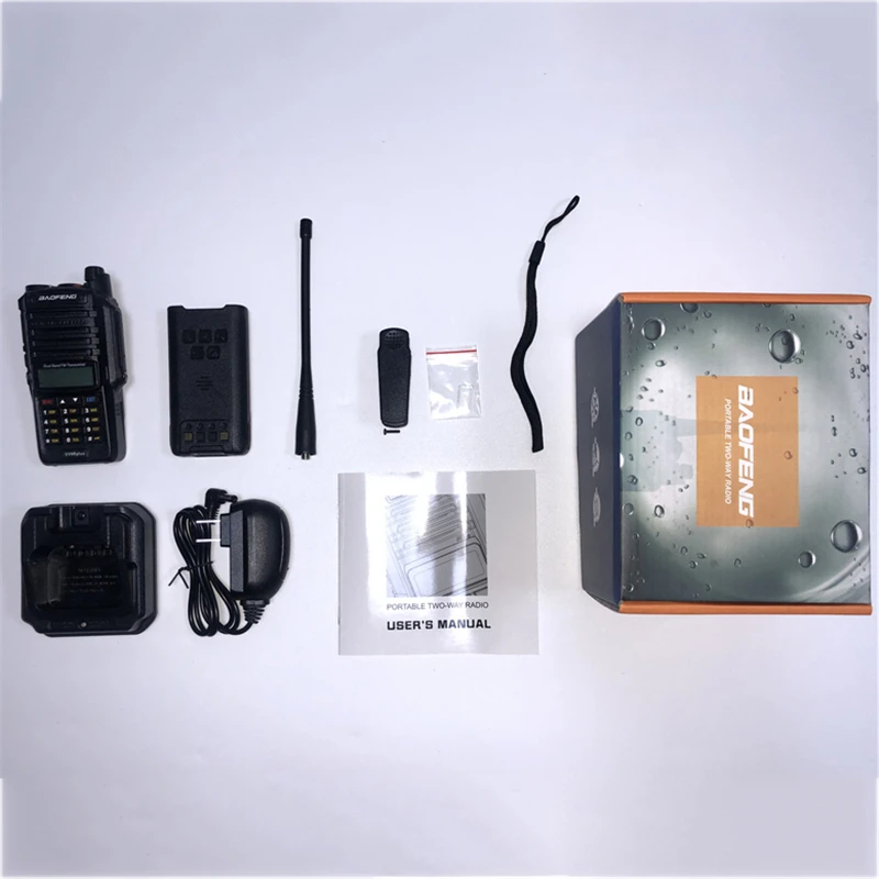 Imagem -06 - Baofeng-atualizado Dual Band Rádio Impermeável Walkie Talkie Vhf Uhf Presunto Comunicação Profissional U9r Plus 100 Original