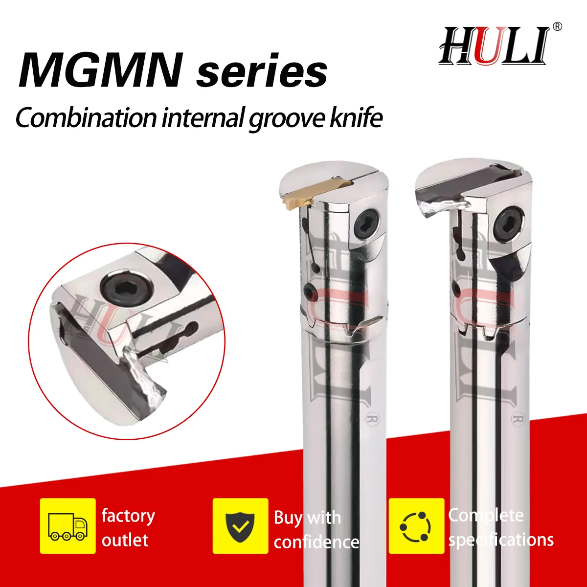 

D20R-M Combination CNC Inner Groove Replaceable Head Seismic Resistant Tool Holder MGMN Blade Large Cutting Deep Groove Tool Rod