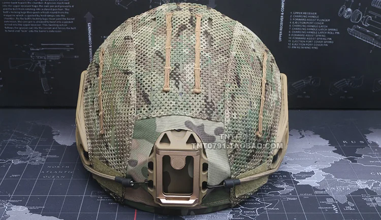 SMTP T714 CP AirFrame AF Spartan tactical helmet cover MC Camouflage helmet Cover