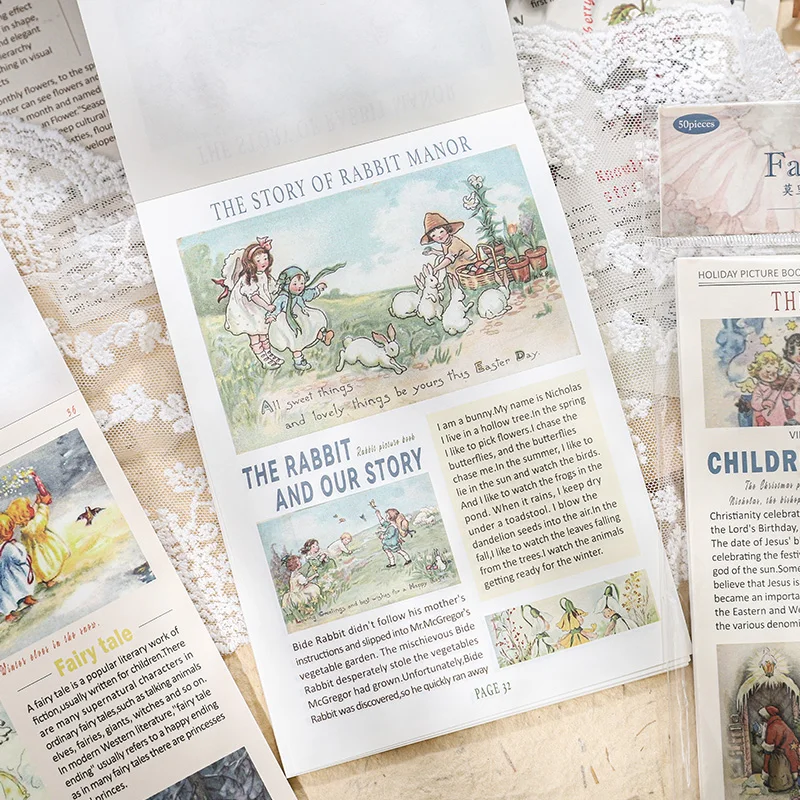 Moritz's Reading Room Series Retro Paper, Memo Pad, Message Paper, 4 Pacotes por Lote