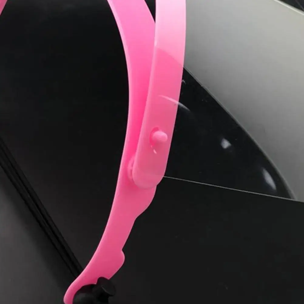 2Pcs Lightweight Plastic Full Face Protector Reusable Anti-Oil Face Mask for Home Kitchen Cooking Elastic Band Adjustable
